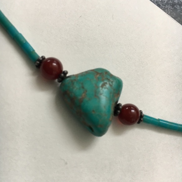💙Natural Turquoise Necklace💙 - Picture 3 of 6